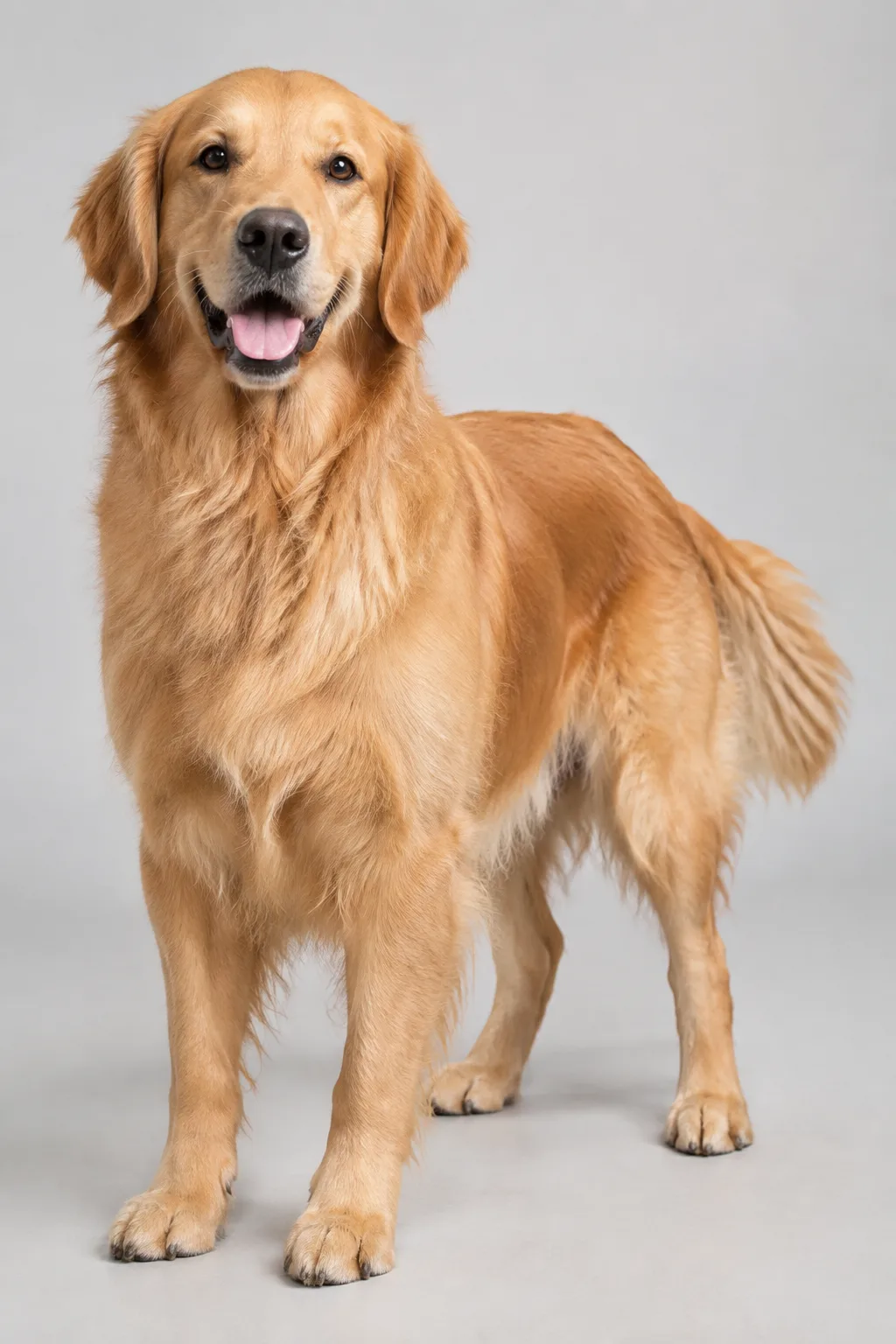 Close-up portrait of a dog looking at the camera